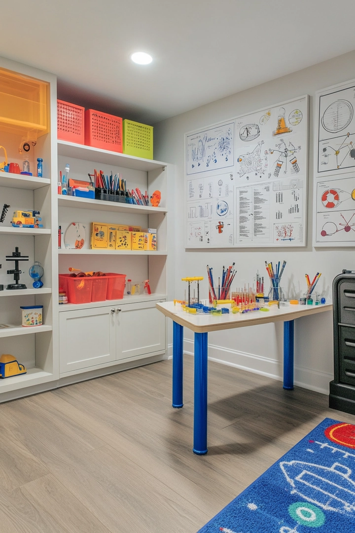 basement playroom ideas 56