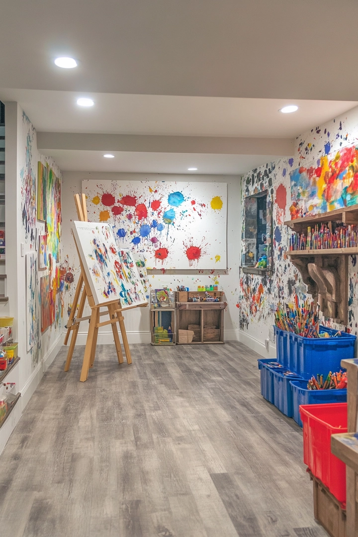 basement playroom ideas 74