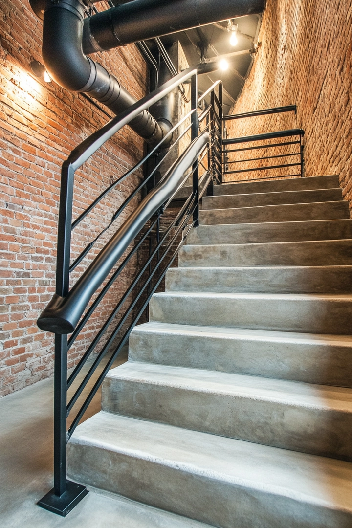 basement stairs ideas 42