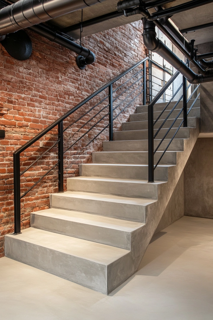 basement stairs ideas 43