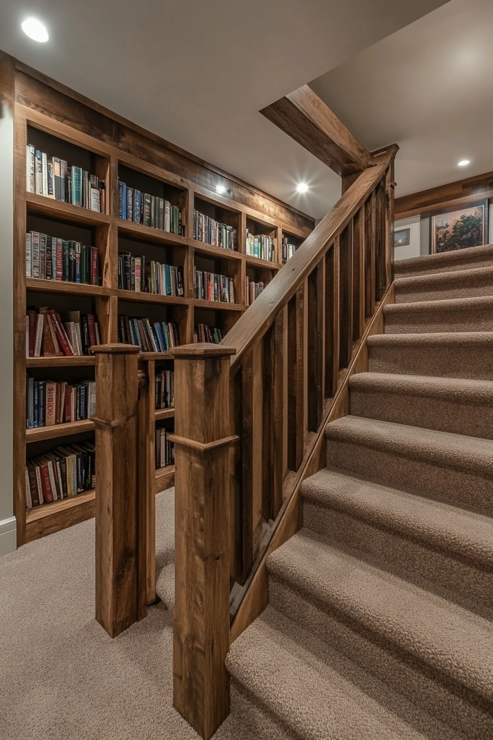 basement stairs ideas 53