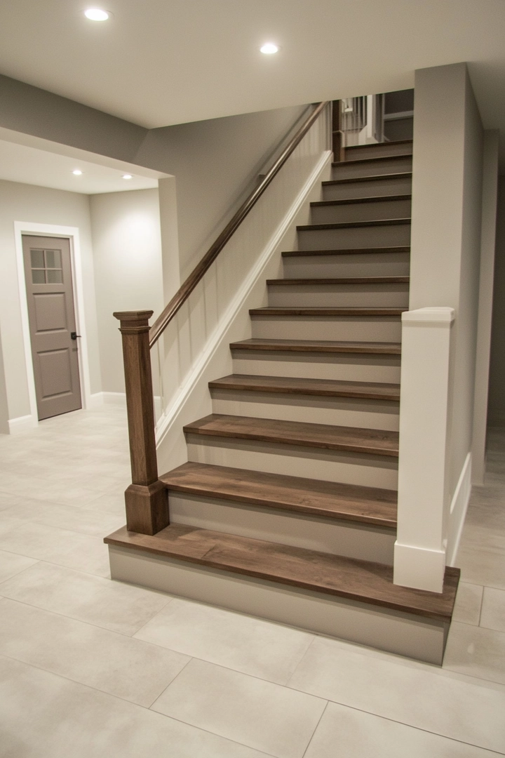 basement stairs ideas 69