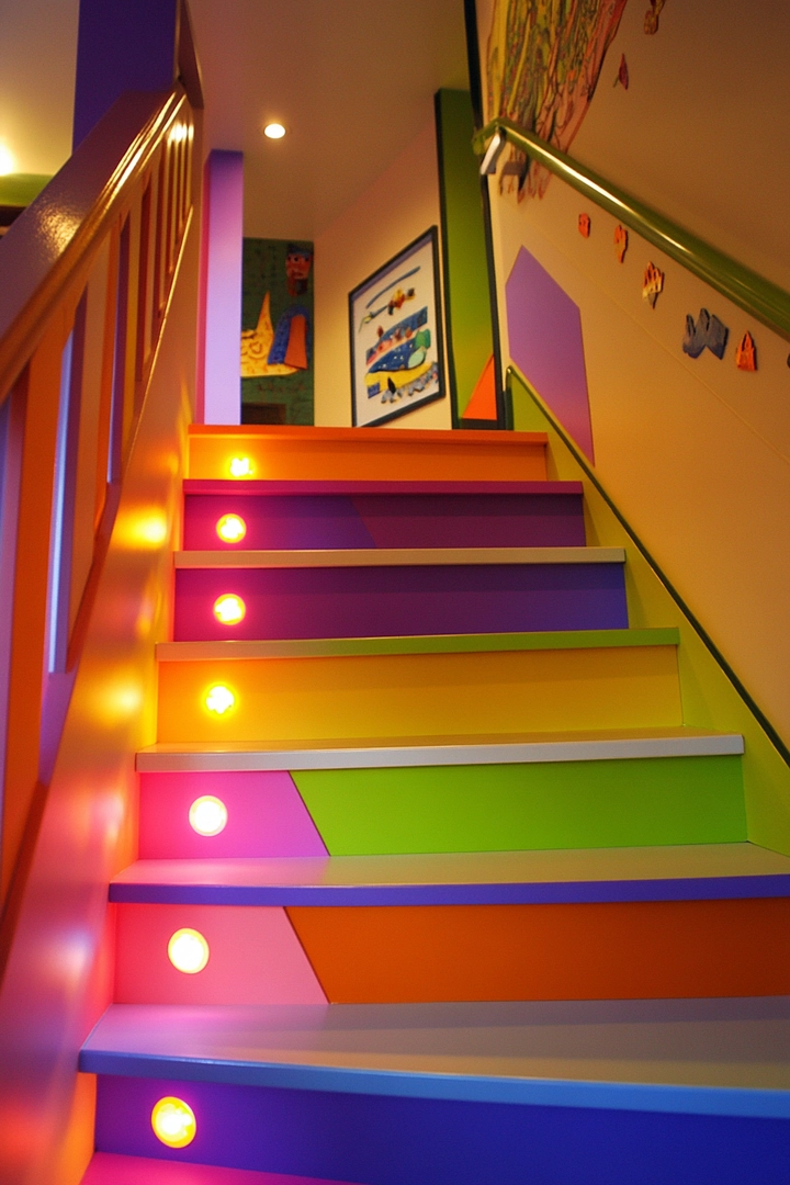 basement stairs ideas 74