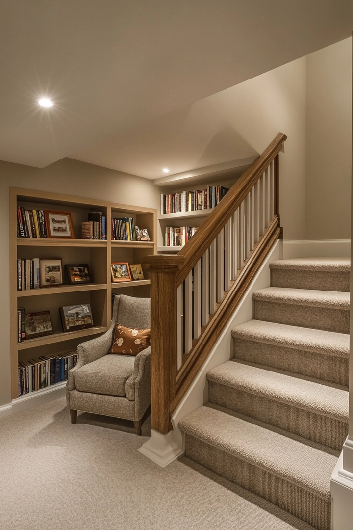 basement stairs ideas 77