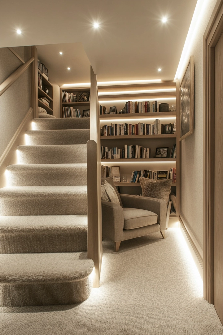 basement stairs ideas 79