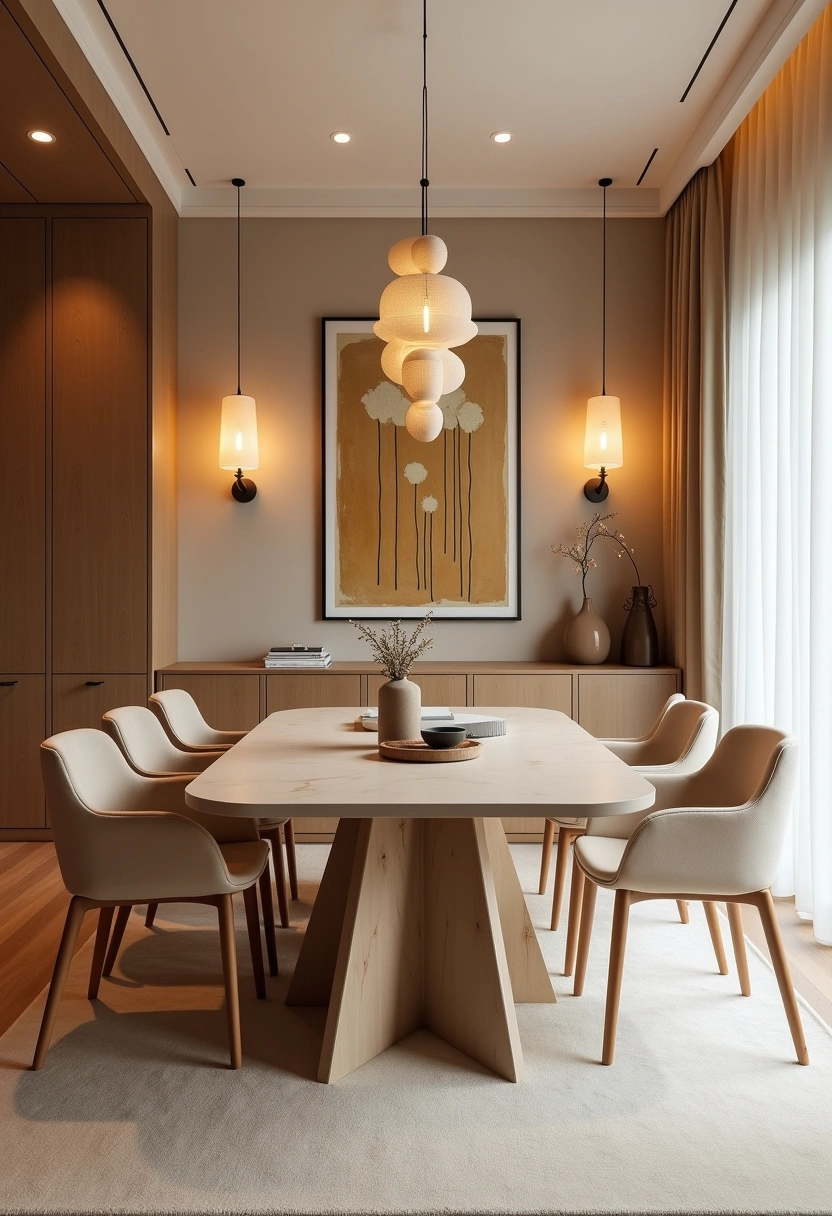 beige dining room ideas 16