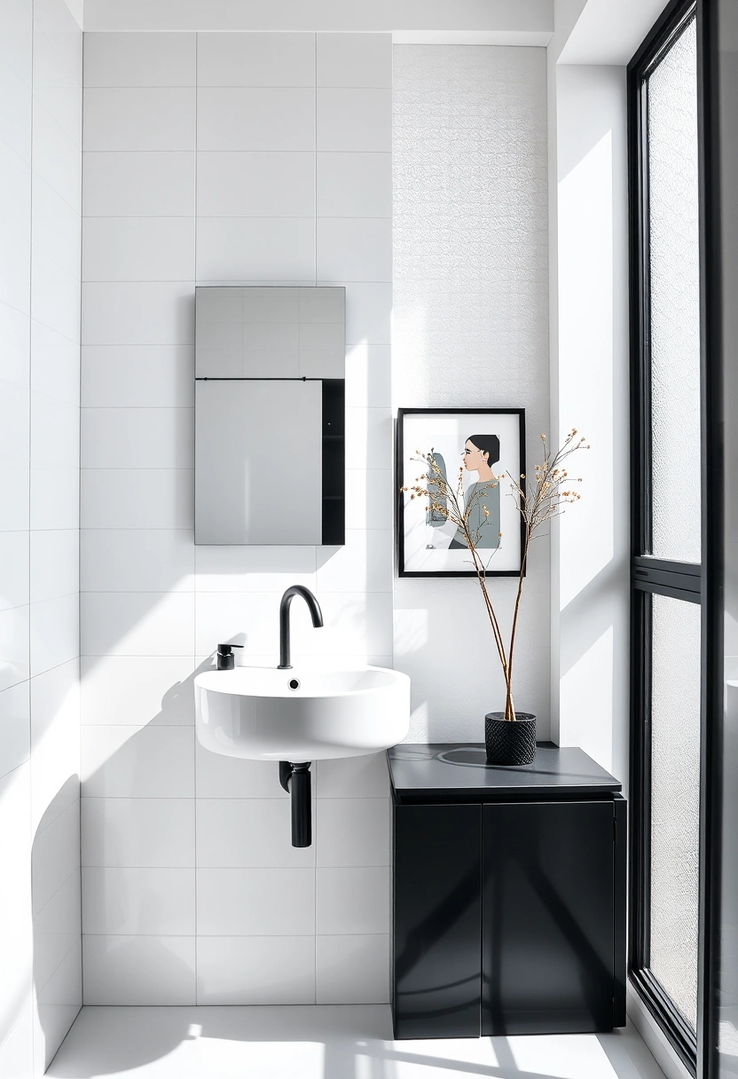 black and white bathroom ideas 10