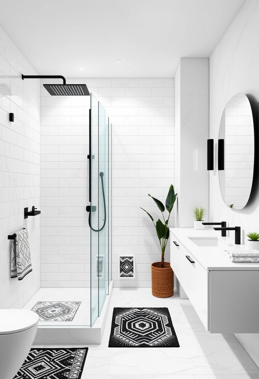 black and white bathroom ideas 12