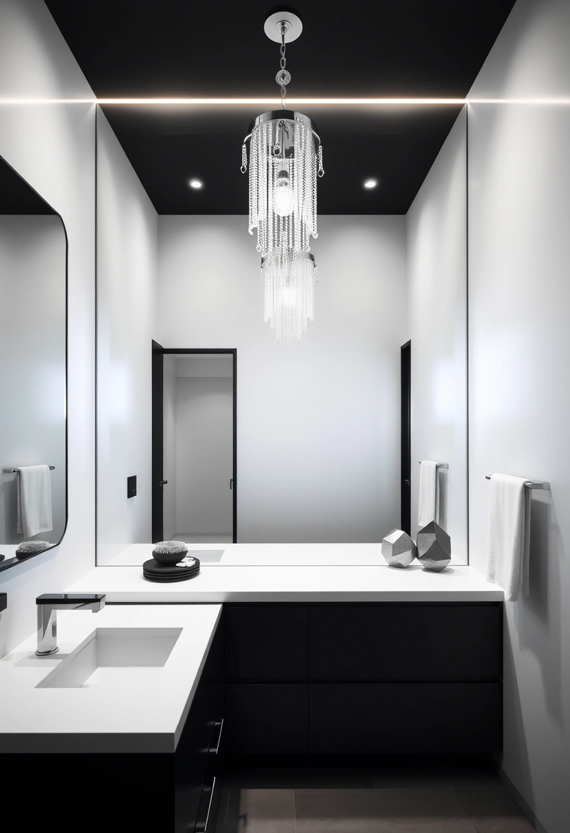 black and white bathroom ideas 14