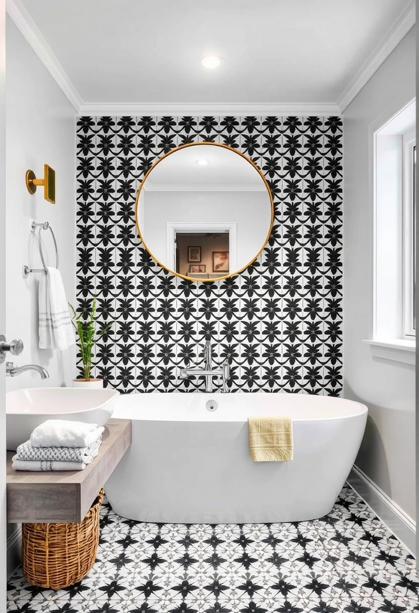 black and white bathroom ideas 20