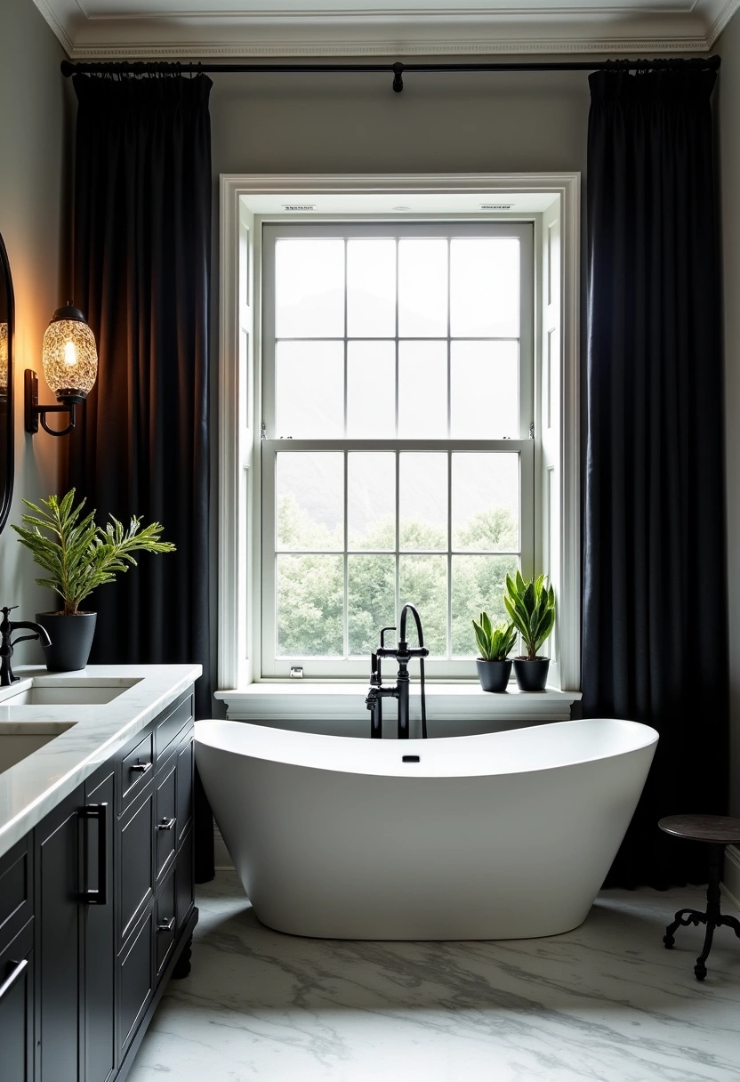 black and white bathroom ideas 5