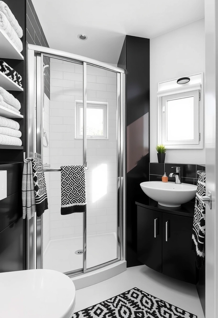 black and white bathroom ideas 6