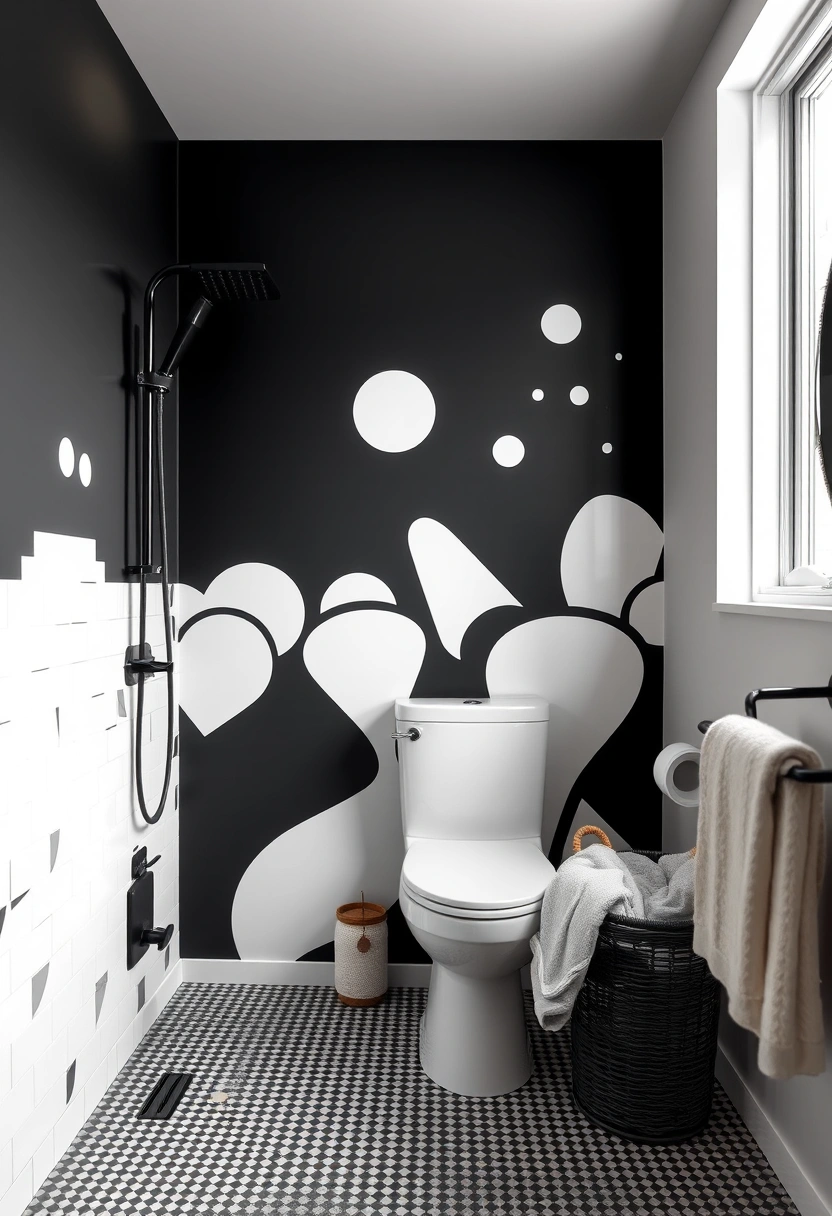 black and white bathroom ideas 8