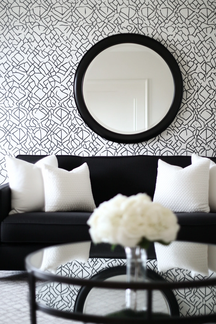 black and white living room ideas 11