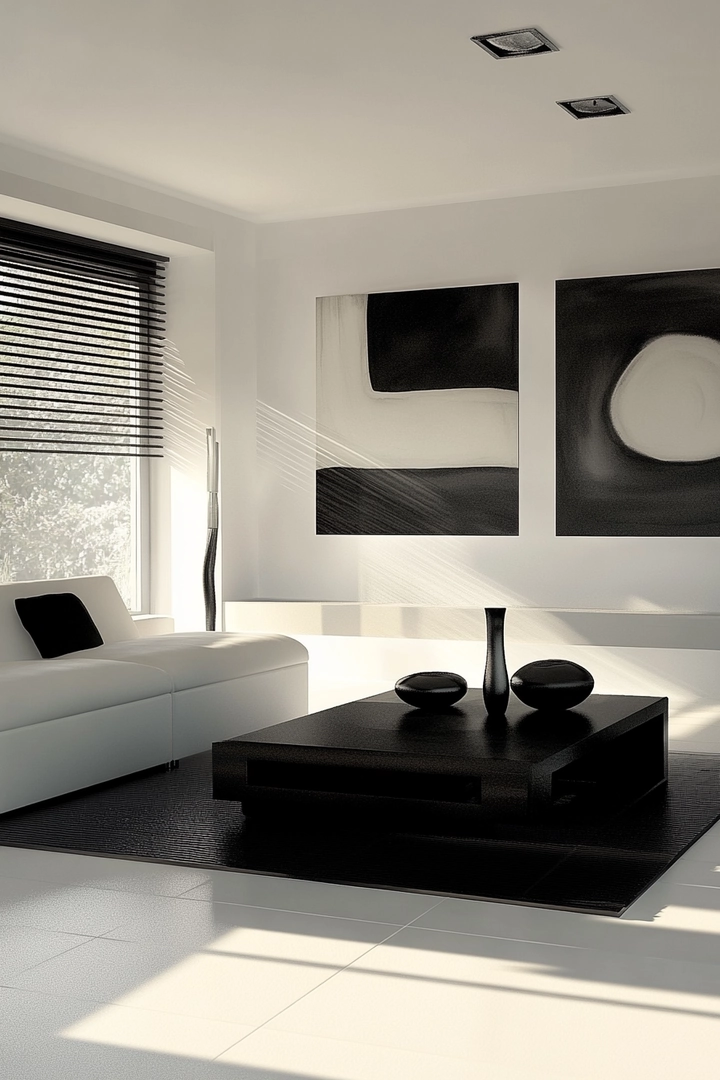 black and white living room ideas 4