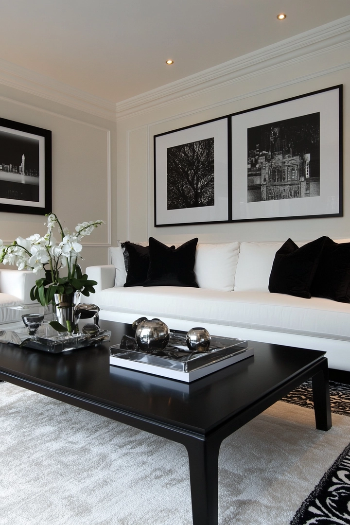 black and white living room ideas 64