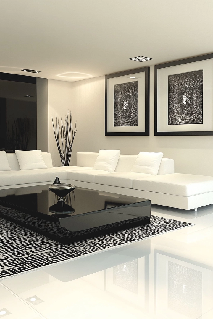 black and white living room ideas 80