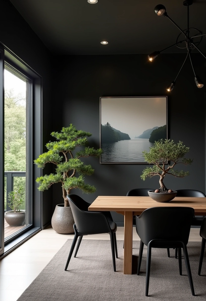 black dining room ideas 11