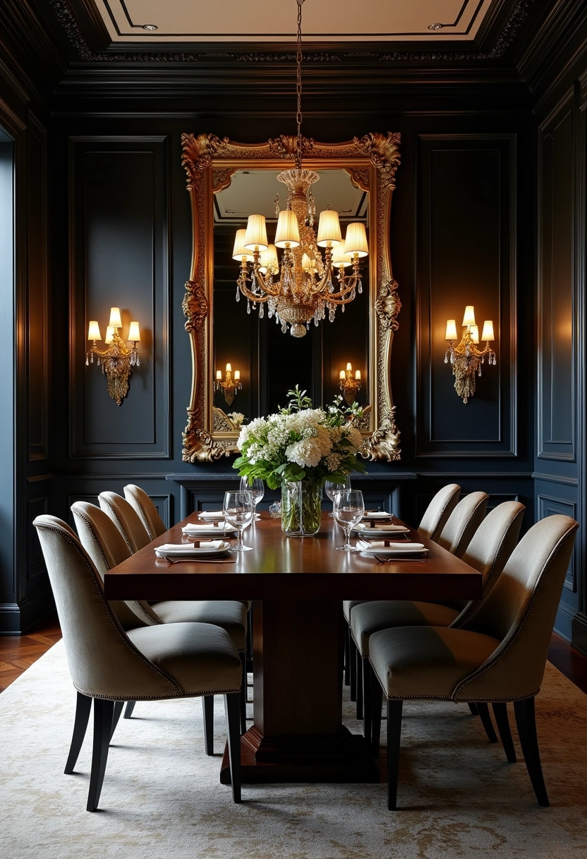 black dining room ideas 14