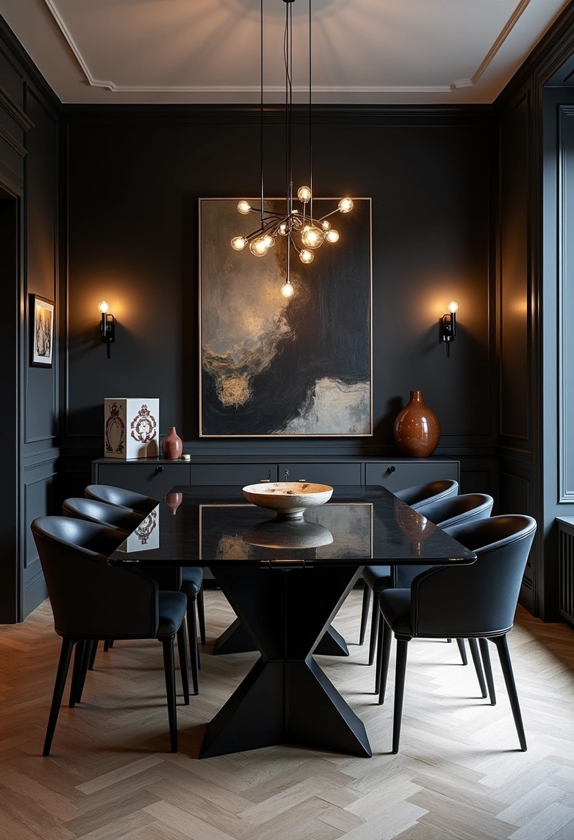 black dining room ideas 15