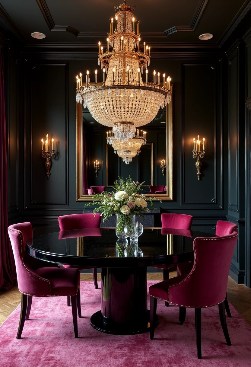 black dining room ideas 20