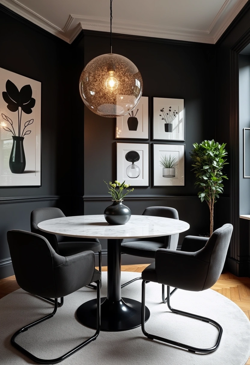 black dining room ideas 3