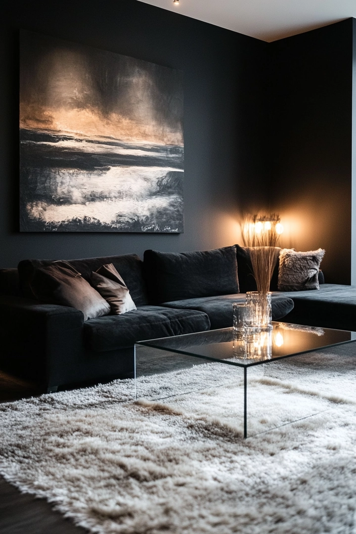 black living room ideas 1