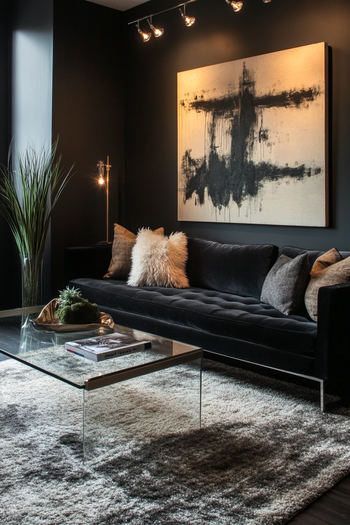 black living room ideas 3