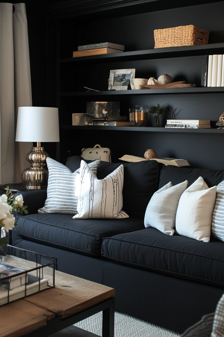 black living room ideas 73