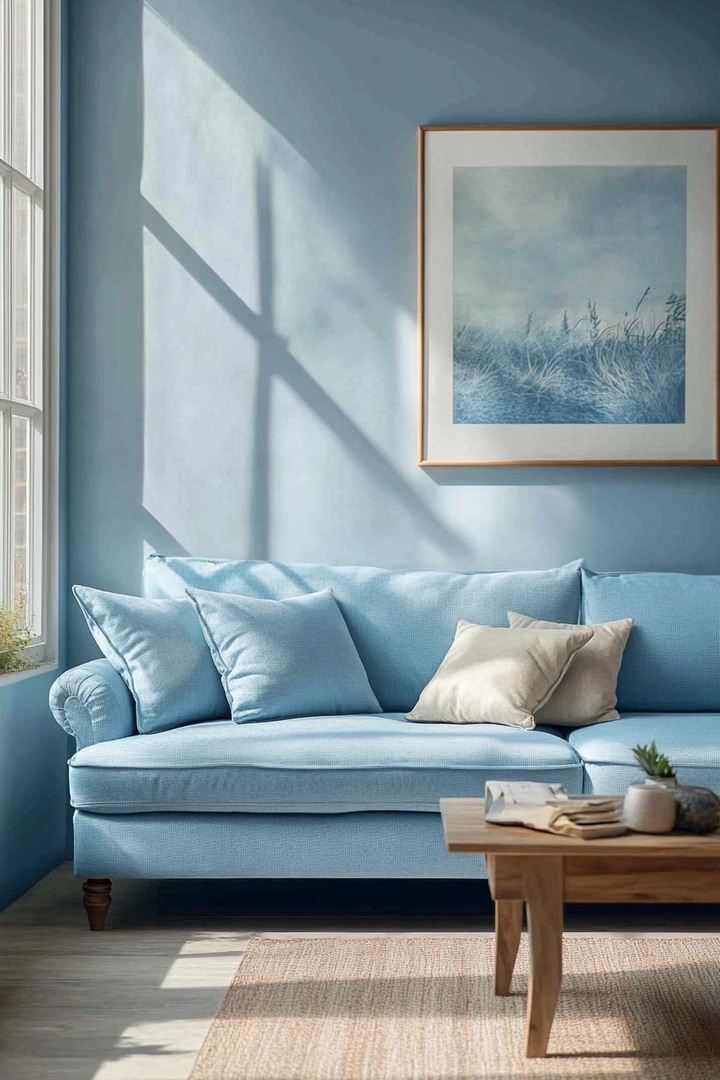 blue couch living room ideas 3