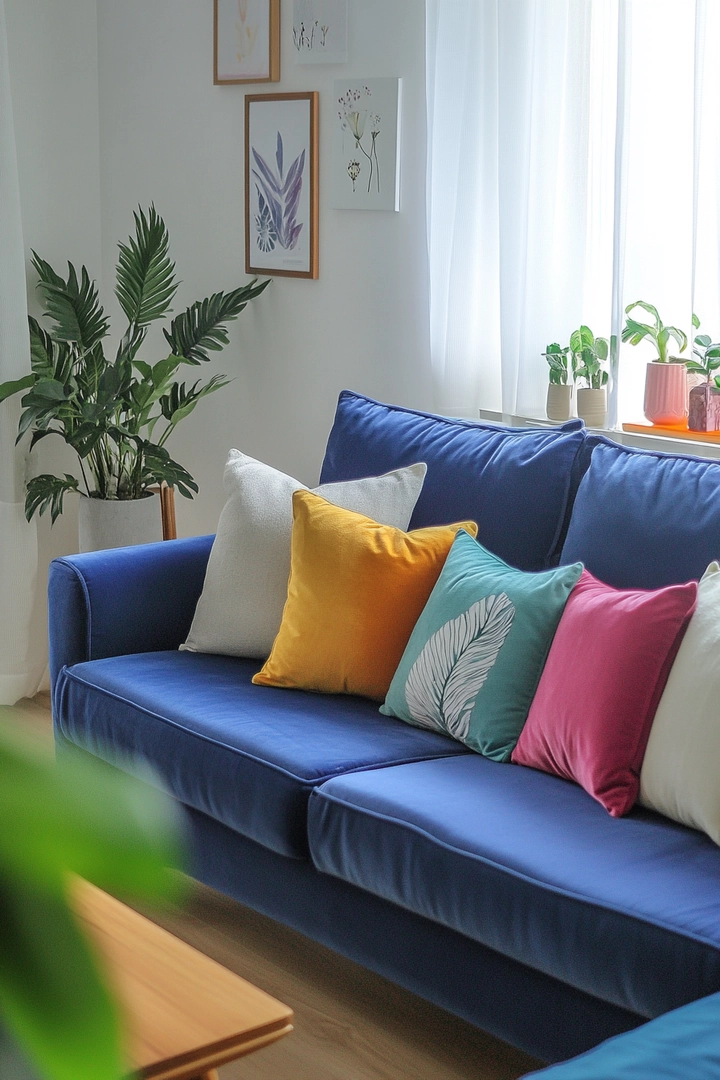 blue couch living room ideas 8