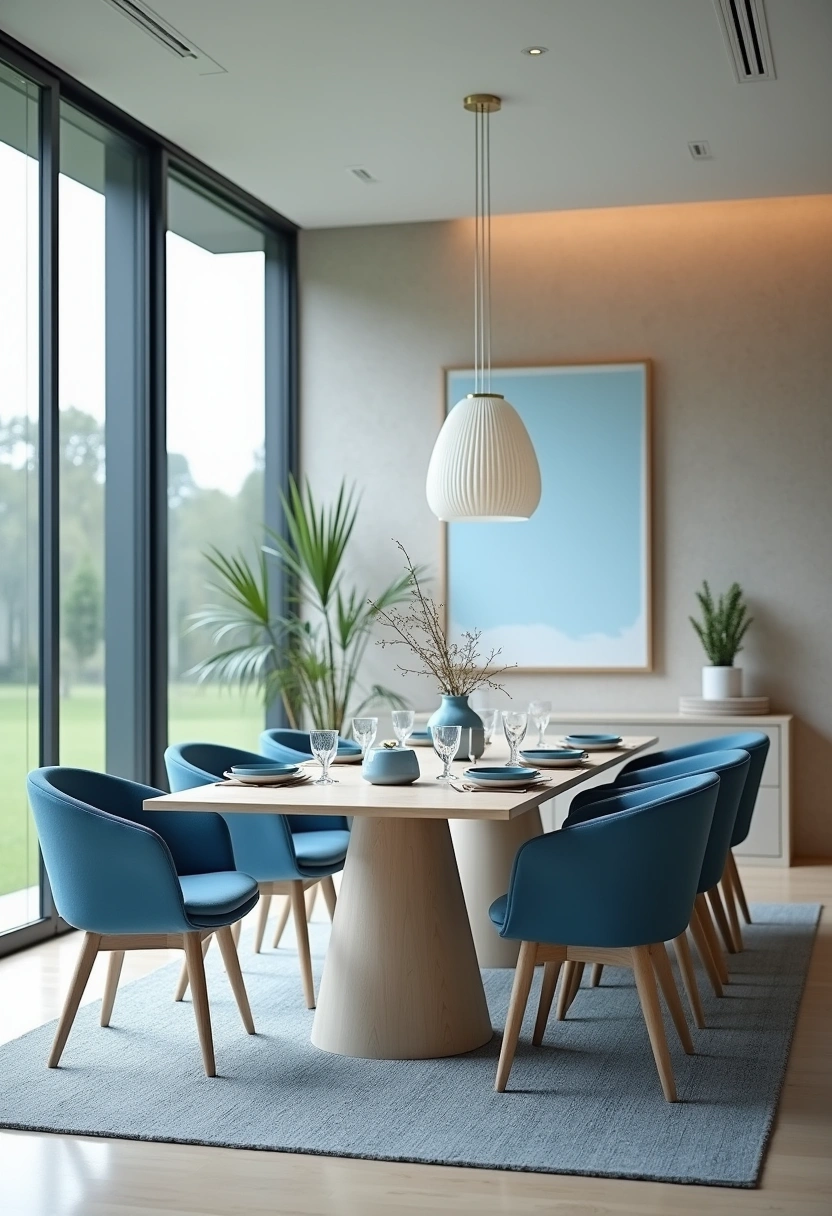 blue dining room ideas 17