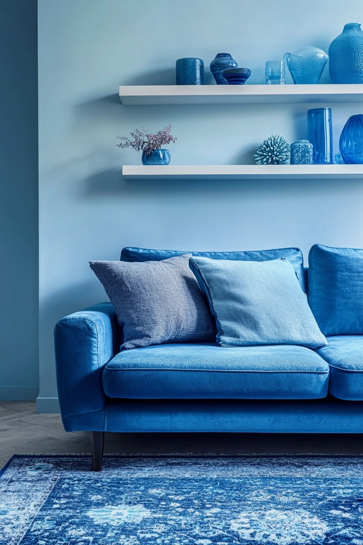 blue living room ideas 47