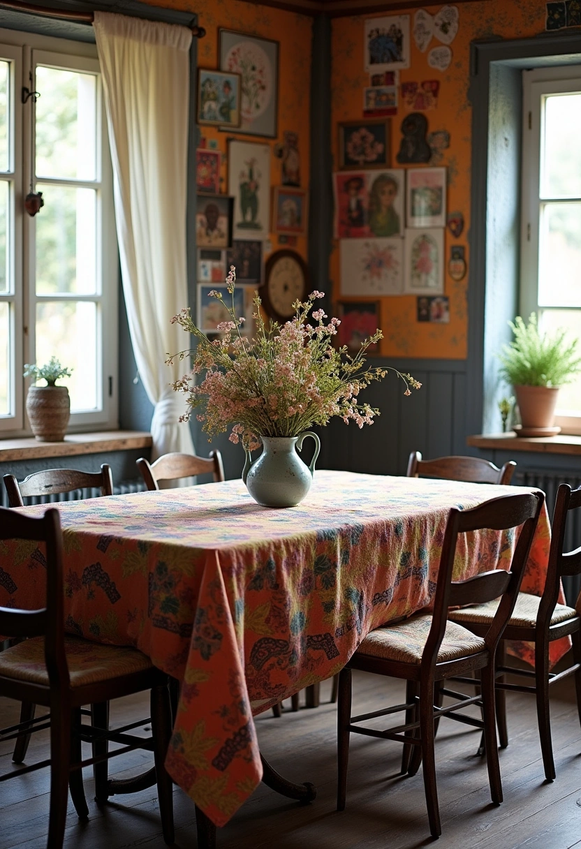 bohemian dining room ideas 7