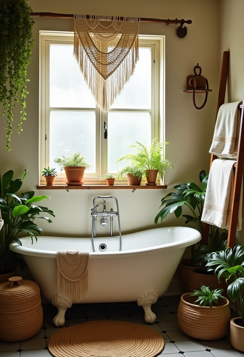 boho farmhouse bathroom Ideas 1