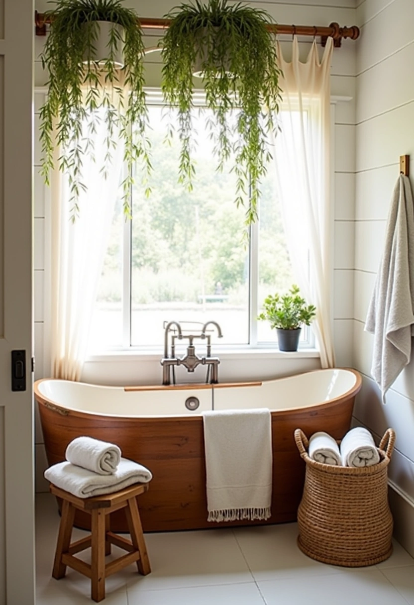 boho farmhouse bathroom Ideas 4