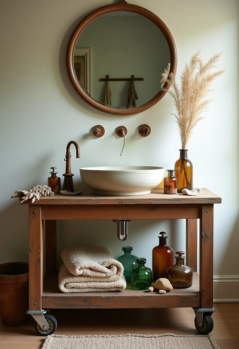 boho farmhouse bathroom Ideas 9