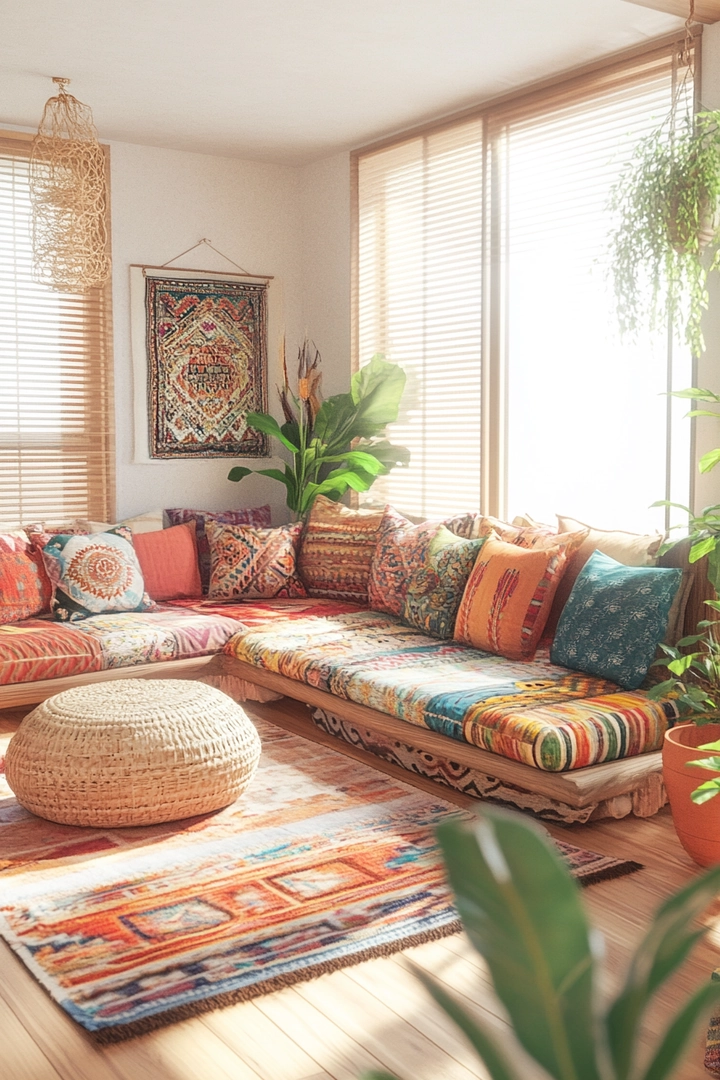 boho living room ideas 1