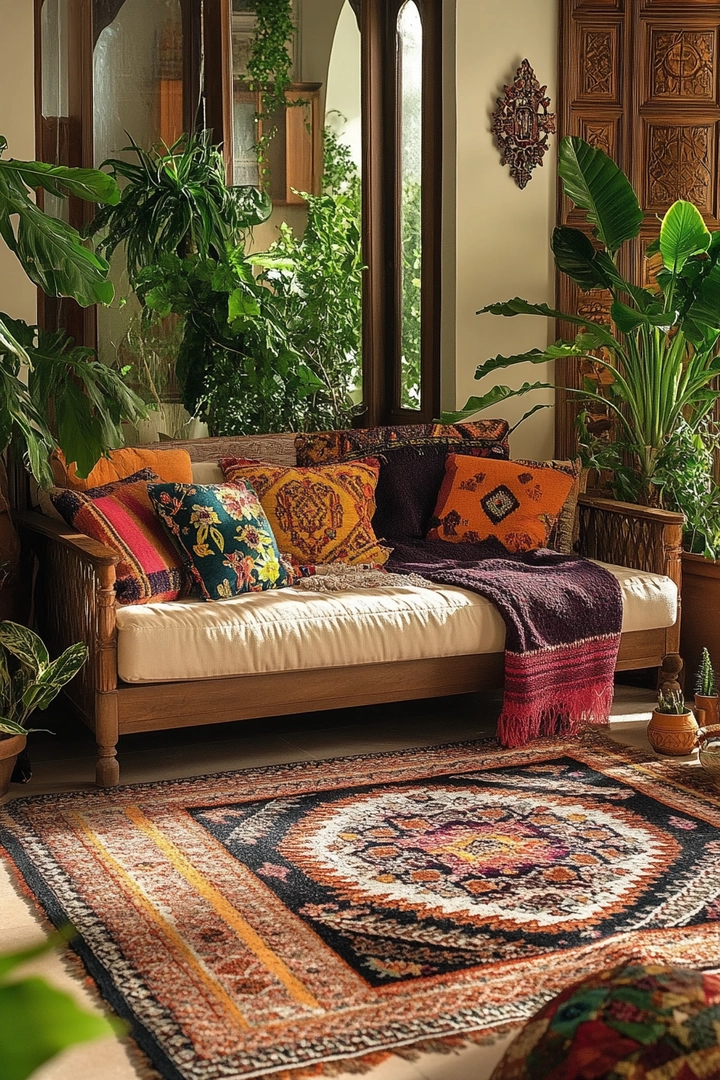 boho living room ideas 19