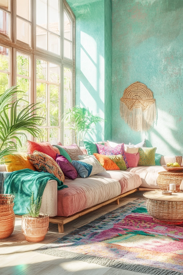 boho living room ideas 2