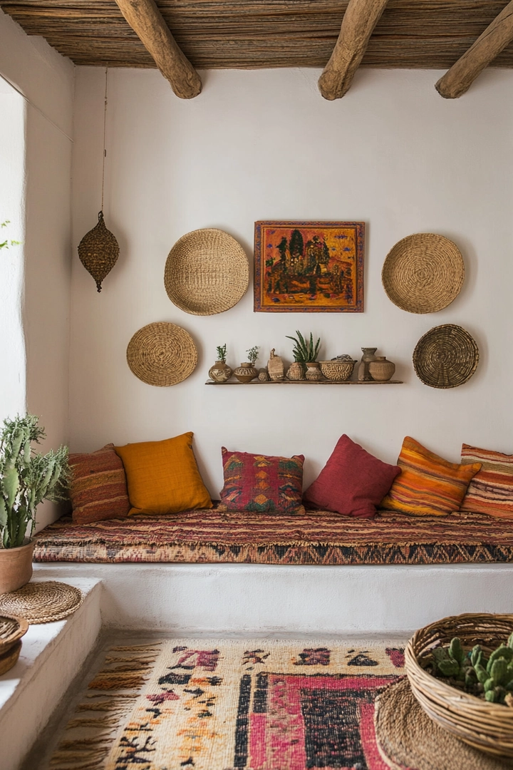 boho living room ideas 40