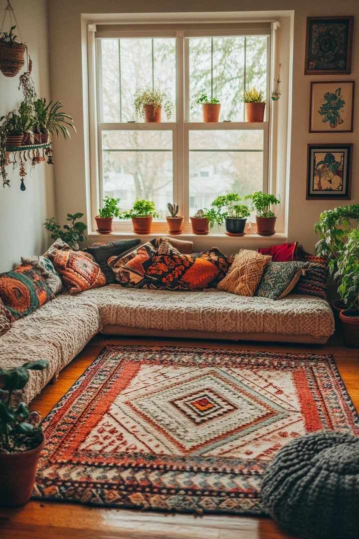 boho living room ideas 61