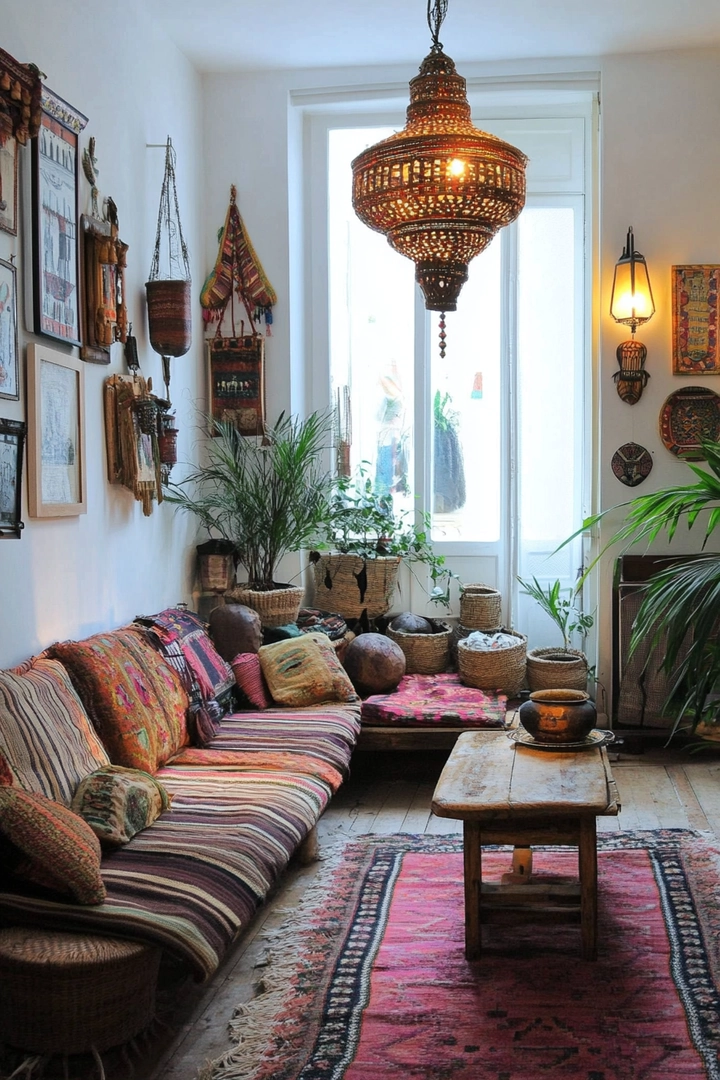 boho living room ideas 69