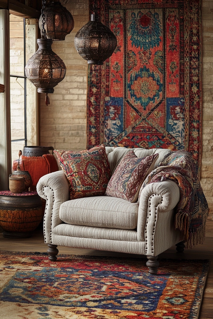 boho living room ideas 9