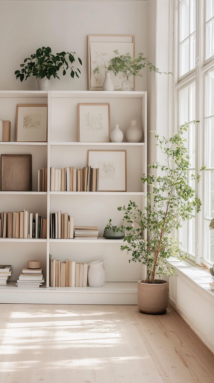 bookshelf decorating ideas 13