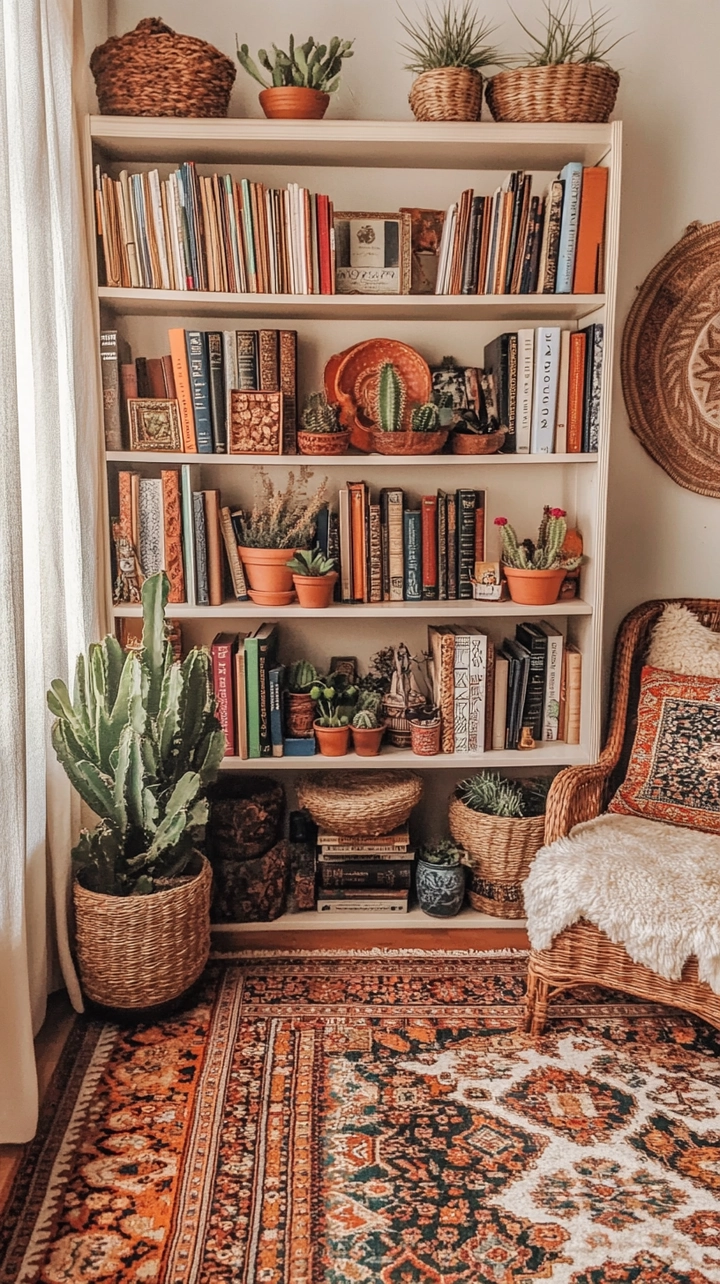 bookshelf decorating ideas 18