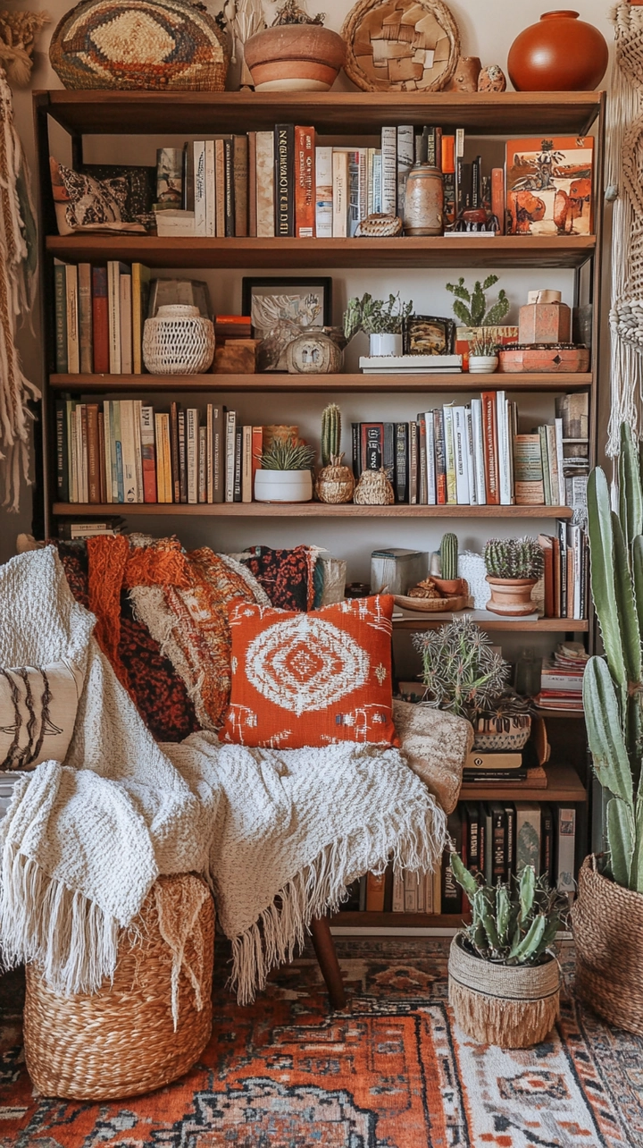 bookshelf decorating ideas 19