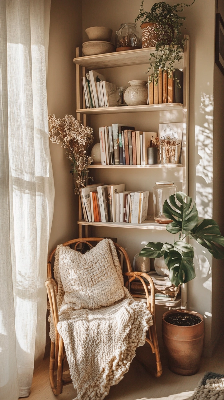 bookshelf decorating ideas 48