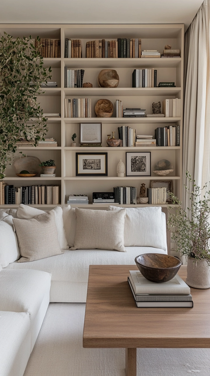 bookshelf decorating ideas 51