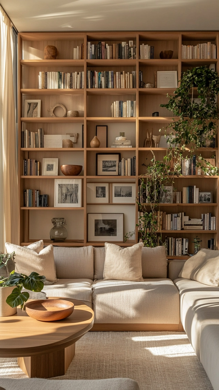 bookshelf decorating ideas 52